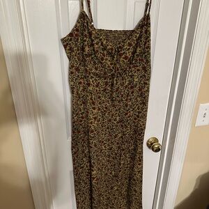 Floral Spaghetti Strap Dress